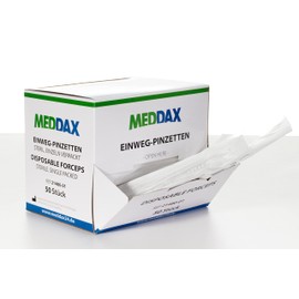 MEDDAX Disposable Tweezers Sterile Pack of 50