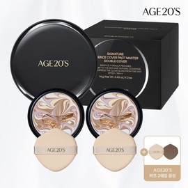 Age 20's (현대Hmall)에이지투웨니스AGE20S 시그니처 에센스 커버 팩트 마스터 더블커버(케이스1+리필2) (SPF AGE20S Signature Essence Cover Pact Master Double Cover (Case1 + Refill2) (SPF)