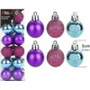 Baubles Christmas Decorations (24pc Round Baubles)