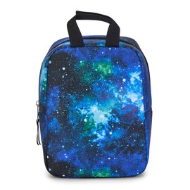 JanSport Big Break Insulated Lunch Bag - Small Soft-Sided Cooler Ideal for Class, Work, or Meal Prep, Cyberspace Galaxy
