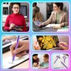 Bolígrafo magnético, pluma de escritura imán deformable multifuncional, juguete educativo,