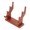 OLYCRAFT 3 Tiers Brown Wand Display Risers 14x5x13.5cm Wizard Wand