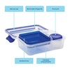 Smash Bento Lunch Box, Blue, 1.6 Liter Capacity