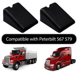 AMBELTOP L85-6081 Hood Bumper Support Fit for Peterbilt 567 579 Kenworth T680 T880 Replace M75681 L856081, Left or Right Side, 2Pack