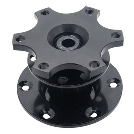 Baceyong Universal Racing/Rallye/Racing Quick Release Car Steering Wheel Hub Hub Steering Wheel Attachment (Black)