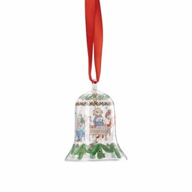 Hutschenreuther Christmas Collection 2025 Glass Bell Christmas Games Christmas Bell, 7 cm