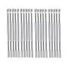 20 Pcs Robust and Lobster Forks, Sea Food Tools Set, Nut Cracker, Nut Picker Tool Fruit Fork Stainless Steel Walnut Clip Silver Colour Kitchen Gadgets