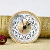 HILLHOME Mini Quartz Clock Insert 2.8 Inch (70 mm) Round