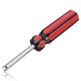 iayokocc Tire Valve Stem Removal Tool, Valve Stem Core Remover Tire Inflating Valve Install Tool Repair Tool, Universal Motorcycle Car Truck Bike Valve Stem Screwdriver(Red)