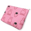 Square Miffy Flat Pouch, Pink 050308 MIFFY STRAWBERRY Dick Bruna,