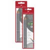 Faber-Castell 111997-2 Jumbo Grip Pencils, Hardness: B, Barrel Colour: Silver