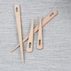 AUEAR, 5 Pack Wood Weaving Crochet Needle Wooden Hand Loom