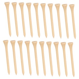 BESPORTBLE 100pcs Wooden Golf Tees for Outdoor Use Golfs Holders Performance Easy to Carry High Practicality Wooden Pegs