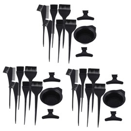LALAFINA 27pcs Hair Dyeing Kit Complete Hair Coloring Set Brushes Mixing Bowl and Clips for Salon Home Use and Easy to Clean