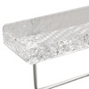Acrylic Bathroom Shelves Light Luxury Modern Clear Stone Pattern Punch