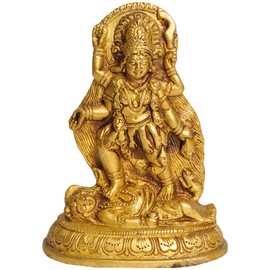 Temple Mother Goddess Kali - Brass Statue