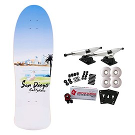 The Heated Wheel Skateboard Complete California Cruiser 9.5" x 29.625"