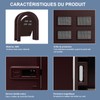 Wordcam Cat Door Interior Door, 2-Way Interlock for Indoor Cats