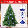 Candy Canes Christmas Decoration, Pack of 12 Glitter Christmas Tree