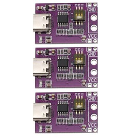 Heevhas Type-C PD/QC/AFC Bait Fast Charge Trigger Module Supports 5V 9V 12V 15V 20V Fixed Voltage Output (Pack of 3)