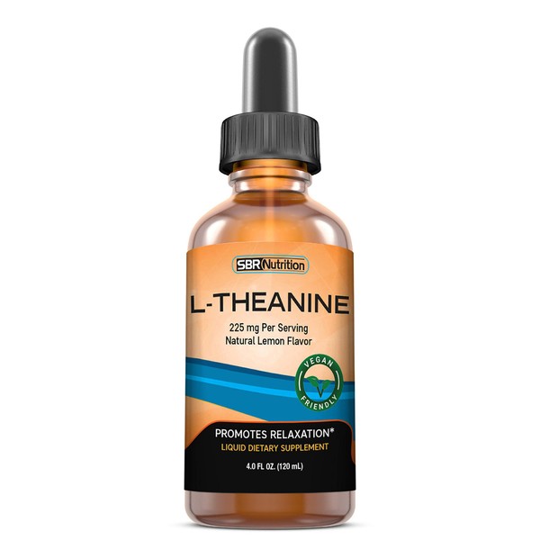 SBR Nutrition MAX Absorption Liquid L-Theanine Drops | All Natural,