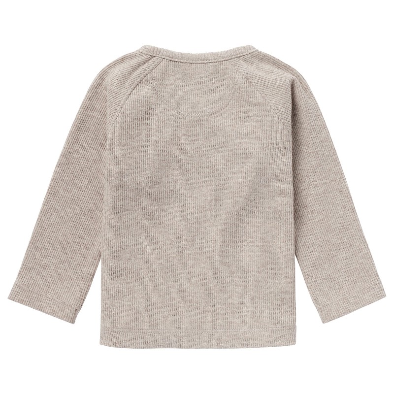 Noppies Unisex Baby U Tee Overlap LS Rib Nanyuki T-Shirt,