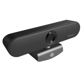 JPL Vision & Voice USB 1080p HD Webcam, ideal for Remote Home Workers, Office Workers, Students, Schools or Universities - Black