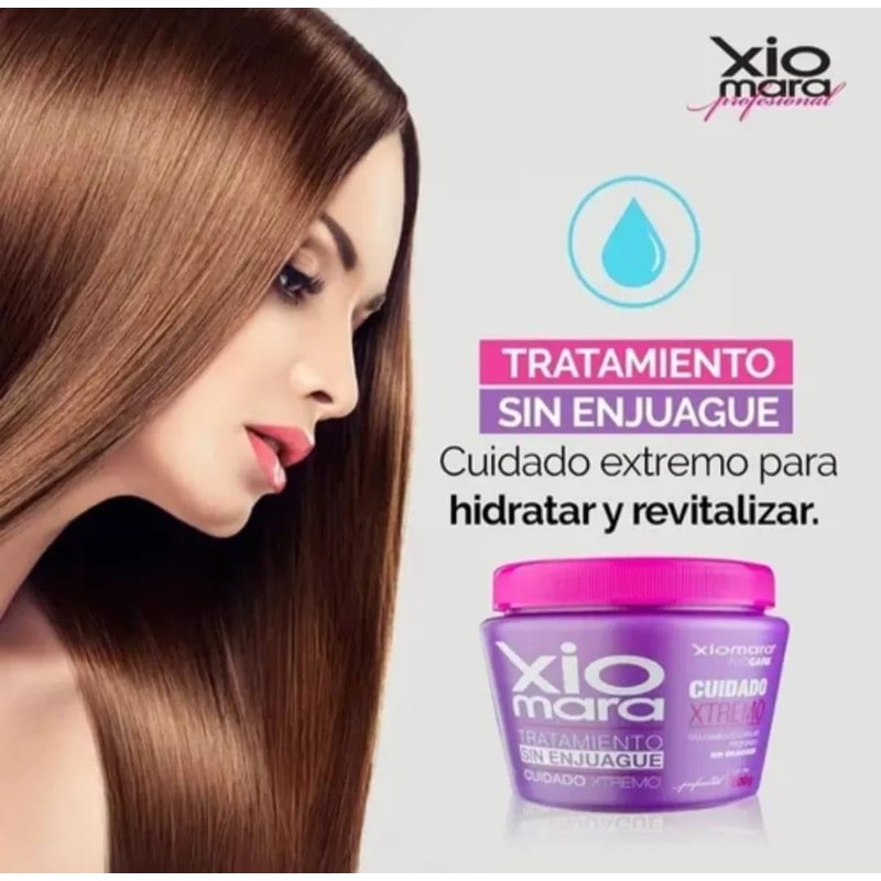 Tratamiento Sin Enjuague Cuidado Xtremo Xiomara 500 Gr