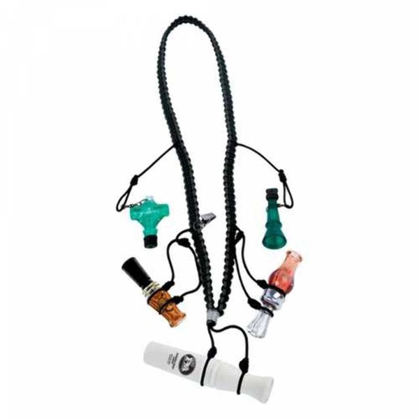 Primos Hunting 69629 Call Lanyard, 3 Call, Black