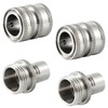 Raincovo Garden Hose Quick Connect, Stainless Steel Water Hose Fitting,