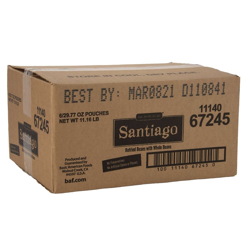 Santiago Refried Pinto Beans, 29.77 Ounce (Pack of 6)