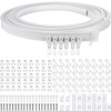 Curved Ceiling Curtain Track Bendable Mount for Curtain Rail Bunk