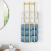 Bathroom Towel Storage, Bethom Wall Towel Rack for Rolled Towels,