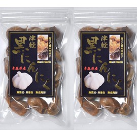 Black Garlic, 7.1 oz (200 g), 3.5 oz (100 g) x 2, Gourmet Street SHOP Tsugaru Black Garlic, Easy to Eat
