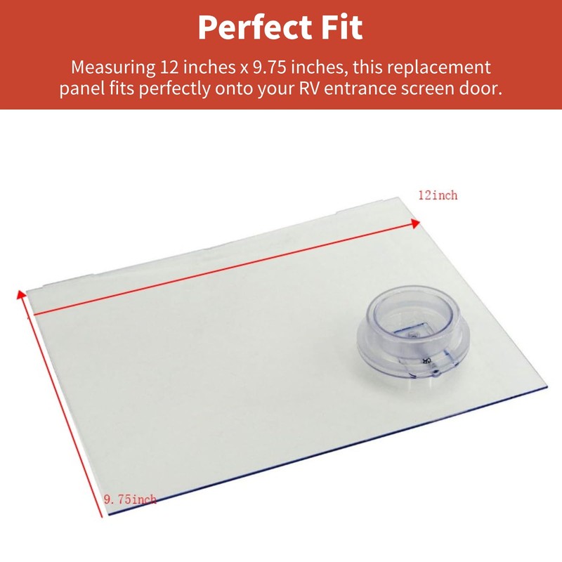 RV Screen Door Slide Panel, Replacement RV Screen Door Parts,