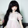 Ball Jointed Doll Wig Curly Soft Heat Resistant Trimmable Soft