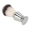 Beard Foam Brush Fine Synthetic Bristles Stainless Steel Fast Dry