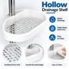 4-Tier Corner Shower Organizer for Bathroom Storage – Adjustable Tension