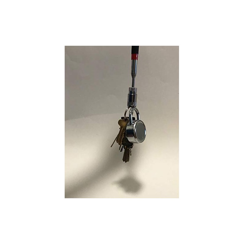 2 Pack Telescopic Magnetic Pick-Up Tool LED Flash Light 31"