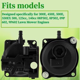595656 Carburetor Fit for Briggs & Stratton 799583 591323 595656 591979 591160 Carb Fit for 300E 450E 500E 550EX 500 125cc 140cc 08P502 8P502 09P602 9P602 Lawnmower Engine Replacement OE# 799583