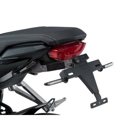 Puig License Plate Holder 3527N for Honda CB650R Neo Sports Cafe 19 inch, Honda CBR650R 19 inch, Black