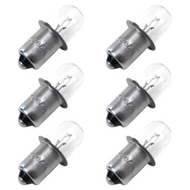 Superior 19.2 Volt Flashlight/Worklight Replacement Xenon Bulbs 19v for craftsman 19.2 flashlight -6 Pack