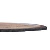 Rustic Wooden Wall Clock 12 Inch Silent Non Ticking Wall