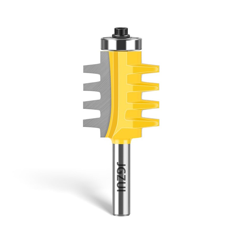 JGZUI Finger Joint Router Bit 1/2‘’ Shank, Reversible Finger Joint