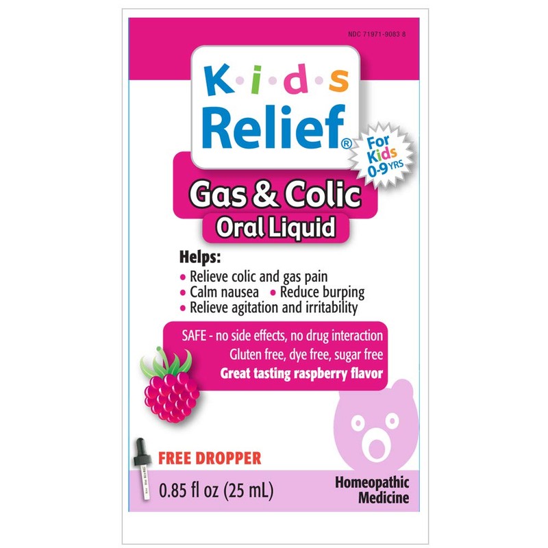 Kids Relief Gas & Colic, Natural Oral Liquid Formula with