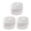 3pcs Wireless Battery Powered Motion Sensor Night Light 6.56ft Detecting