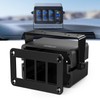 Nilight 4 Gang Rocker Switch Box 4 Holes Panel Detachable
