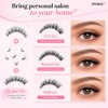 Individual Eyelashes Kit 600+ Pieces 30D-40D-50D-60D-80D-100D Volume Cluster Lashes Extensions,
