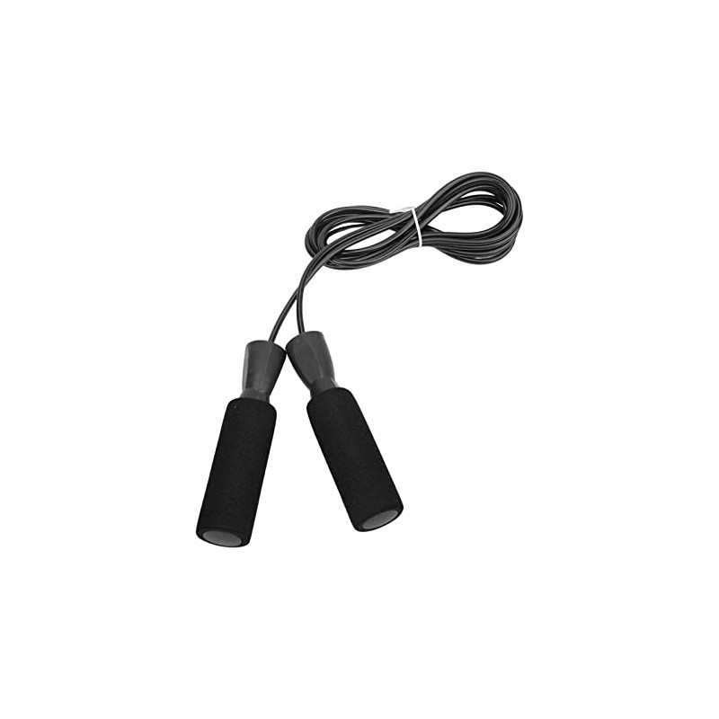 Cuerda de saltar de alambre de acero ajustable con doble