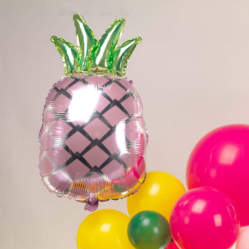 Tropical Hot Pink and orange flamingo Balloons garland arch kit